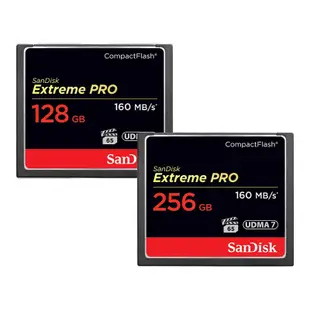 【SanDisk】256G 128G EXTREME PRO CF 記憶卡 讀160 寫150 COMPACTFLASH