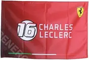 Scuderia Ferrari Charles LeClerc Flag - 23.6 x 35.4 inches