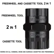 Freewheel and Cassette 2 in 1 Tool - Shimano and SRAM Freewheels and Cassettes