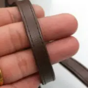 Faux PU Leather Flat Cord Strap Rope String Tape DIY Craft Material Fabric NR9