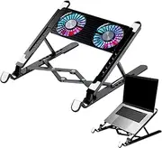 Cooling Pad for Computer Laptop | PC Notebook Laptop Fan | Silent, Folding, Slim, Fast Cooling, Height Flexible Cooler, Accessories