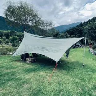 BROWN BEAR BR-032 蝶形天幕 軍綠 銀膠 炊事帳 遮陽帳 客廳帳 遮雨棚