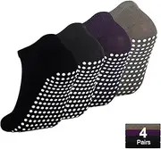 [simjubita] Non Slip Socks, Anti Skid Socks with Gripper Gel for Home, Hospital, Yoga, Pilates, Barre, Elderly, Pregnancy
