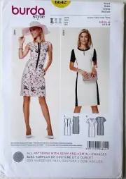 Burda Style 6624 Misses Dresses Vestido Kleid Sewing Pattern Sz 8-18