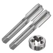 3pcs Metric Tap and Die Set M16 x 1.5 Thread Tap & Round Die Threading Tools