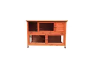 YES4PETS 150 cm XXL Double Storey Rabbit Hutch Guinea Pig Ferret Cage Cat House