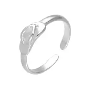 Sterling Silver Sandal Adjustable Toe Ring Shoes Footwear