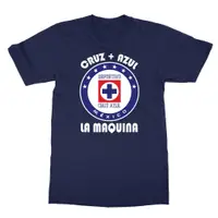 在飛比找蝦皮購物優惠-Cruz Azul La Maquina 墨西哥足球男式 T