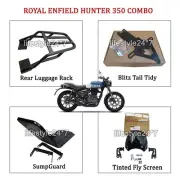 For Royal Enfield "Luggage Rack, Tail Tidy, Fly Screen & Sumpguard" Hunter 350 (for: Royal Enfield)