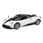Catzon 1:36 Huayra Alloy Car Model with Pull-Back Functionality and Sound Light Effects-White
