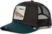 [MsLuLA] Anime Men Sports Baseball Cap Trout Summer Embroidery Hat Snapback Hat for Men Boys Girls Adjustble