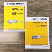 New Holland 474 Mower Conditioner Service Manual Parts Catalog Repair Workshop