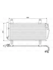 Valeo Air Conditioning Condenser fits Mazda Mazda6 2.5 GH MZR (GH5FS) (814456) (for: Mazda)
