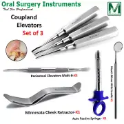 Oral Dental Surgery Instruments Set Extracting Elevators Forceps Kit Tool
