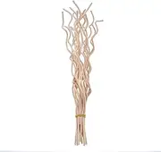 Hongma 20pcs Wavy Rattan Reed Fragrance Diffuser Replacement Refill Sticks Woodenfarbe