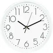 Leona Co 30CM Quartz Round Wall Clock Modern Fashion Decor Clock for Home Office Bedroom Battery Operated(Randomly Color)