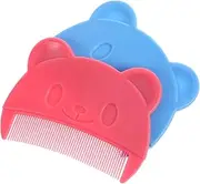 HAPINARY 2pcs Comb Newborn Comb Cute Hair Combs Combs for Hair Cradle Cap Comb for Babies Grooming Kit Boy Comb Comb Fine Hair Combs Bassinets Plastic