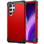 MCC Impact Samsung Galaxy S22 Ultra Shockproof 3in1 Rugged Case Cover S908 [Red]