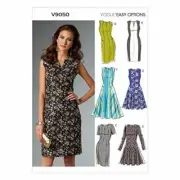 Vogue Sewing Pattern 9050 Misses Lined Dress Size 14-22 Uncut