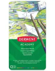 [Derwent] Academy Art and Craft Hexagonal 3.3mm Core Pencil Tin Set in Multi