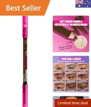 powder louder brow pencil- Ash Brown