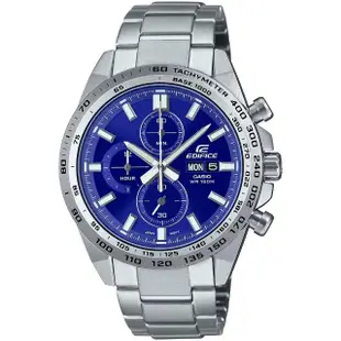 【CASIO 卡西歐】EDIFICE 經典運動三眼計時手錶(EFR-574D-2A)