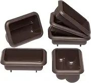 [Lurch] 85077 FlexiForm Mini Studs Set of 6 / Baking Cases for 6 Small Studs (9.1 x 5.6 x 3.9 cm) Made from 100% BPA-Free Platinum Silicone