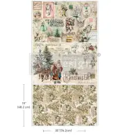Re-Design with Prima Decoupage Decor Tissue Paper - Holly Jolly Hideaway