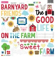 EIEIO Farm Chipboard Icons Set