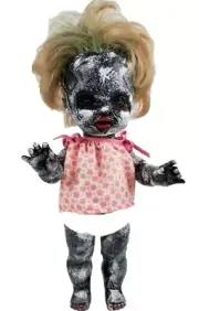 Haunted Scary Zombie Doll Possessed Lucy Spirit Vessel Halloween Prop Devils