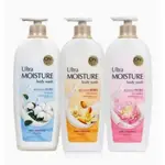 ON THE BODY ULTRA MOISTURE BODY WASH 785 ML X 3P/杏仁、棉、牡丹(含乳木