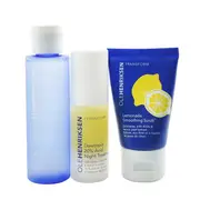OLE HENRIKSEN - Acids Done Bright Set: Lemonade Smoothing Scrub 30g + Glow2OH Dark Spot Toner 65ml + Dewtopia 20% Acid Night Treatment 15ml