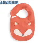 【JOJO MAMAN BEBE】純棉圍兜單入組 _ 俏皮狐狸(JJB-D8693)