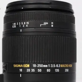 SIGMA 18-250mm F3.5-6.3 DC MACRO OS HSM For Canon 附保護鏡