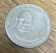 Dwight D. Eisenhower 34th President 1953-1961 Commemorative Medallion Token