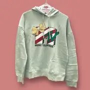 Womens Green MTV Christmas Hoodie - Medium