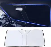 Fit for Isuzu D-MAX 2021-2024,Car Windscreen Sun Shade,Double Layer Car Front Windshield Sun Shade,Car Front Screen Sunshade