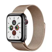 Milanese Loop Apple Watch Strap For Apple Watch 44mm Gold