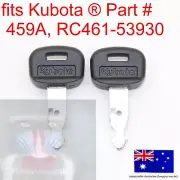 2 Kubota 459A RC461-5393 Ignition Key Backhoe Excavator Skid Track Loader