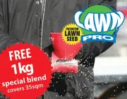 Lawn Pro EarthWay 12KG Hand Held Seed / Fertilizer Spreader Quality FREE SEED