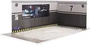 Alloy Car Model Toy Display Stand 1:32 1:24 PVC Simulation Underground Parking Building Model Live Broadcast Scene Decoration Without Lights Car Garage Protection Collectibles(32018)