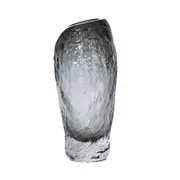 Belle Rook Hand Blown Glass Vase Large 14.5x32cm - Smoke