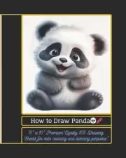 How to Draw Panda: Step-by-Step Tutorial and Coloring Book for kids 6-12 years b
