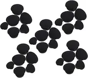 OSOLADY 30pcs Plug Buckle Silicone Plug Stoppers Plugs Waterproof Rubber Plug for T-Shaped Stopper Self-Tapping Ribbon Rubber Plug Silicone Hole Plugs Plastic Black