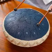 12 Inch 15 Notes Steel Tongue Drum Handpan D Major Music Drums Yoga Meditation