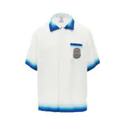 [CASABLANCA] CASABLANCA 'Casa Way Skate' silk shirt Man S S Multicolor