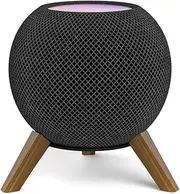 Zephyrona Wood Stand for Homepod Mini,Wooden Holder Tripod with Metal Frame,Speaker Stand Mount,Speaker Stable Mount for Home pod Mini Speaker on Desk