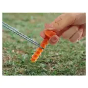 Stability with Orange Blue Square Nail, Lightweight and Non Rusting, 10X