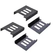 2.5" to 3.5" SSD HDD Hard Drive Adapter Bay Holder Mounting Bracket 4 Pack