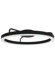 Circa 450mm LED Flush Mount in Black